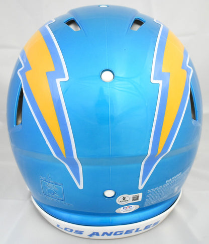 Austin Ekeler Signed Los Angeles Chargers Flash Speed Authentic Helmet