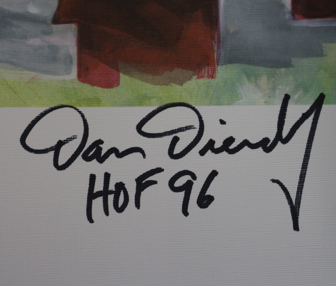Dan Dierdorf Signed Arizona Cardinals Hall of Fame 24x36 LE Print JSA