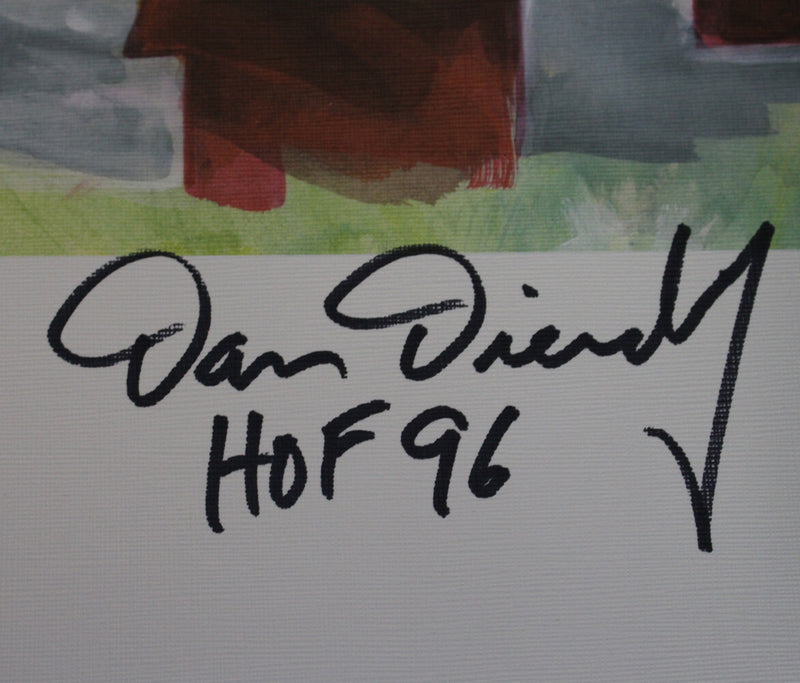 Dan Dierdorf Signed Arizona Cardinals Hall of Fame 24x36 LE Print JSA