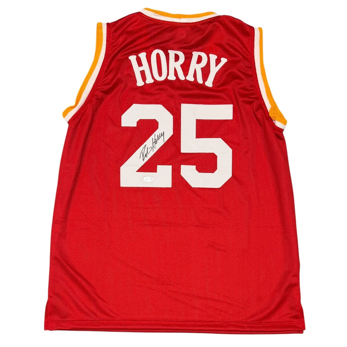 Robert Horry Signed Houston Rockets Custom Jersey (JSA)