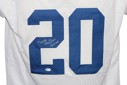 Mel Renfro Signed Dallas Cowboys Custom Jersey HOF Inscription Beckett