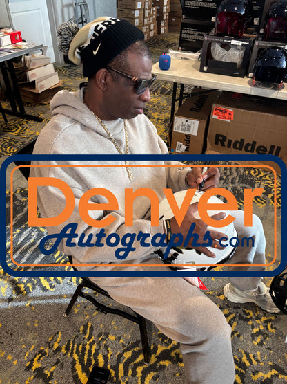 Deion Sanders Autographed Colorado Buffaloes Authentic Full Size Speed Helmet