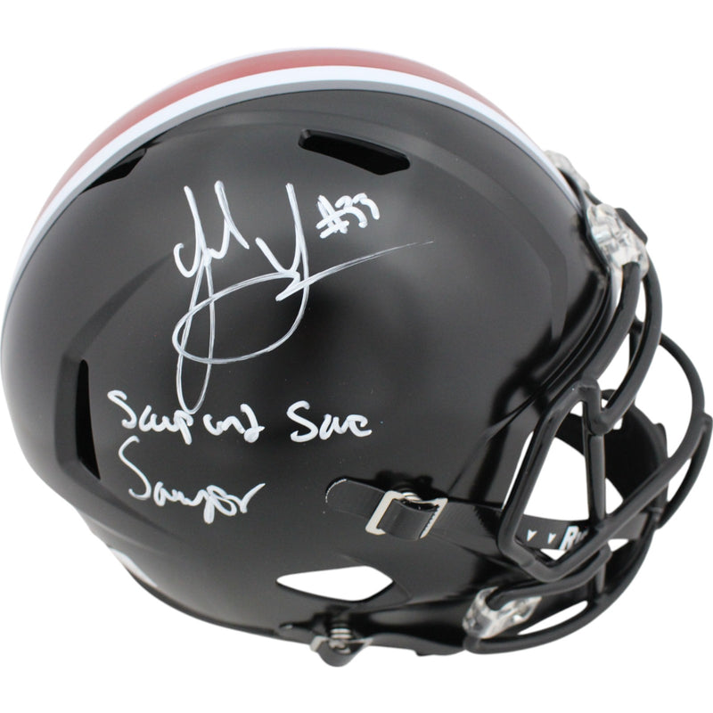Jack Sawyer Signed Ohio State Buckeyes Full Size Replica Helmet