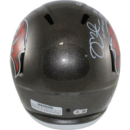Mike Alstott & Warren Sapp Multi-Signed Buccaneers Full Size Helmet