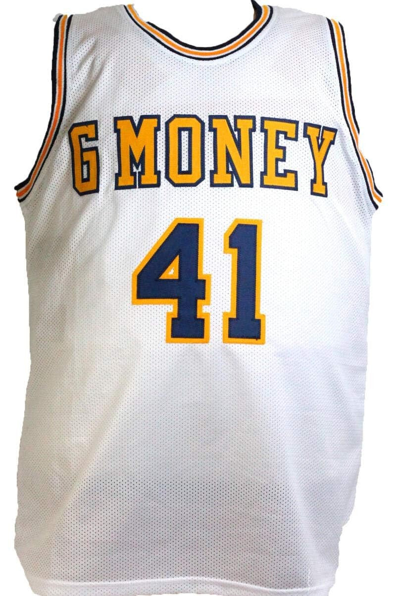 Glen Rice Signed Michigan "89 National Champs" Inscribed White Jersey