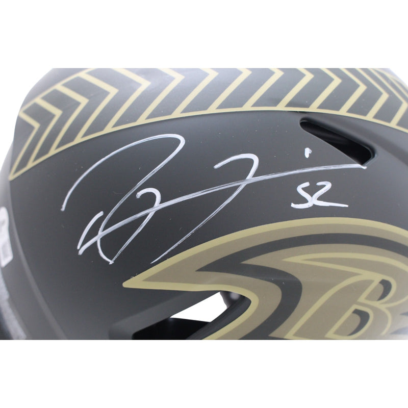 Ray Lewis Signed Baltimore Ravens 2025 Salute to Service Authentic Helmet