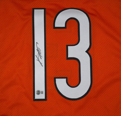 Keenan Allen Autographed Orange Custom Jersey