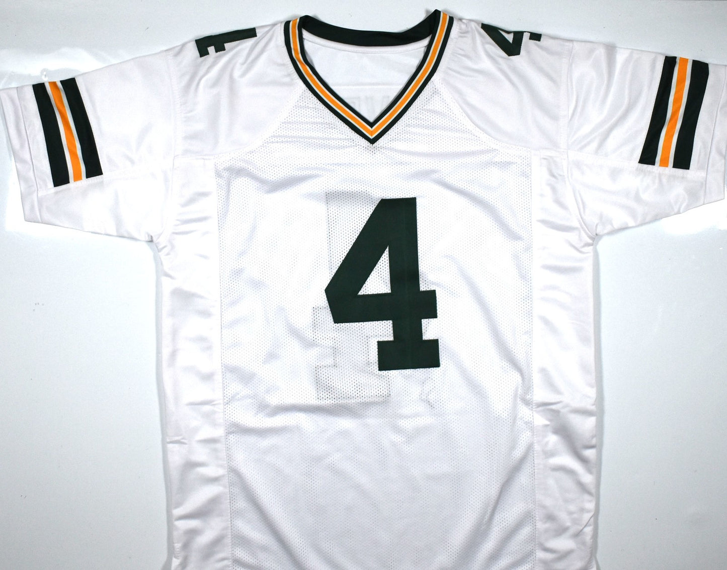 Brett Favre Autographed White Custom Football Jersey