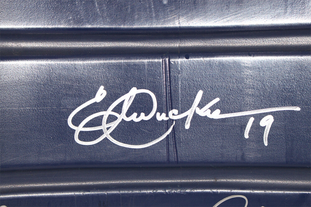 Dickerson, James & McIlhenny Signed SMU Mustangs "Pony Express" Seatback