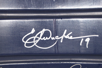 Dickerson, James & McIlhenny Signed SMU Mustangs "Pony Express" Seatback