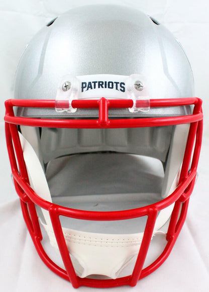 Damien Harris Signed New England Patriots Full Size Speed Helmet