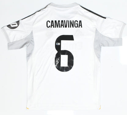 Eduardo Camavinga Signed Real Madrid Home Jersey