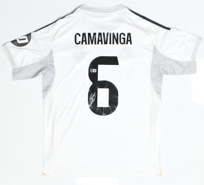 Eduardo Camavinga Signed Real Madrid Home Jersey