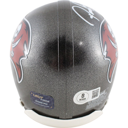 Ronde Barber Signed Tampa Bay Buccaneers VSR4 Throwback Mini Helmet HOF