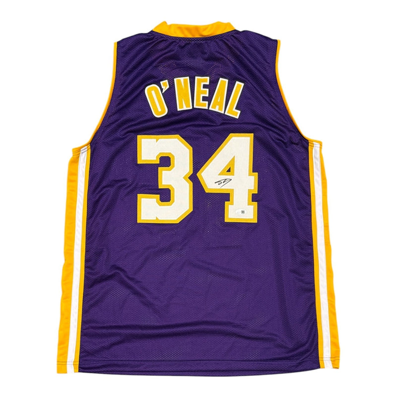 Shaquille O'Neal Signed Los Angeles Lakers Custom Jersey