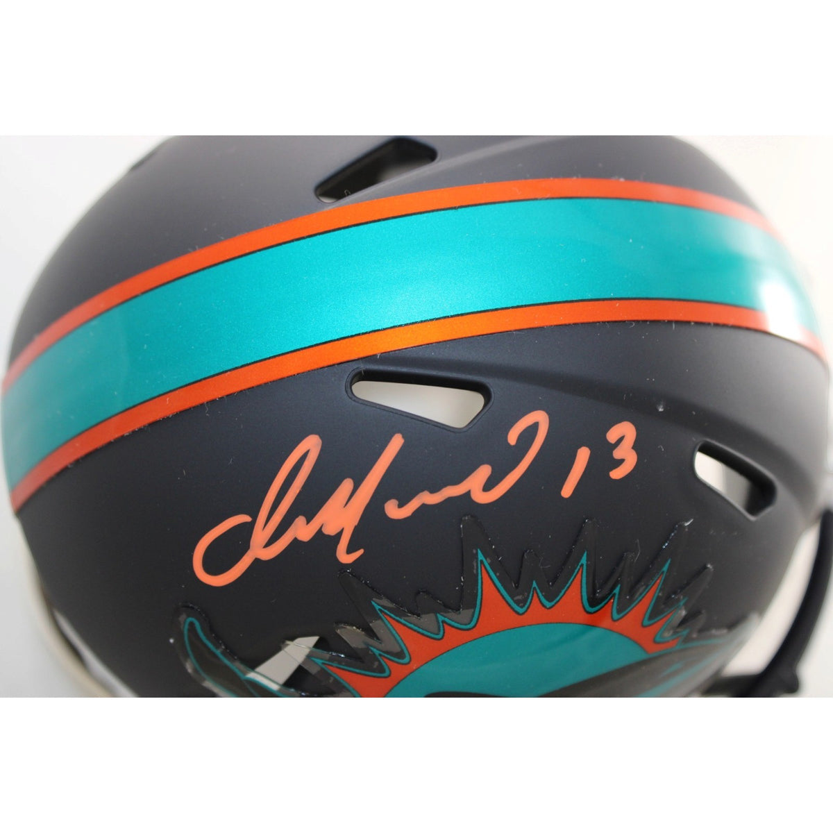 Dan Marino Signed Miami Dolphins Mini Rivalries Helmet