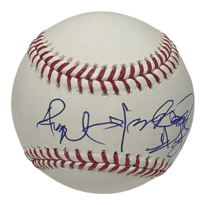 Angel Hernandez Autographed 2002 World Series Official MLB Baseball