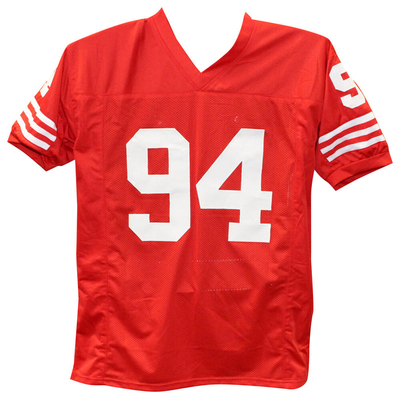 Charles Haley Signed San Francisco 49ers Pro Style Jersey BAS