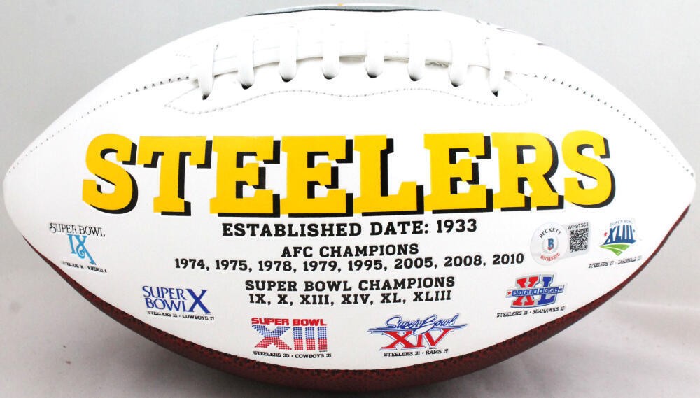 Chase Claypool Signed Pittsburgh Steelers Logo Football "Mapletron"
