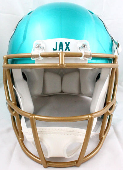 Laviska Shenault Jr Signed Jacksonville Jaguars Flash Speed Authentic Helmet