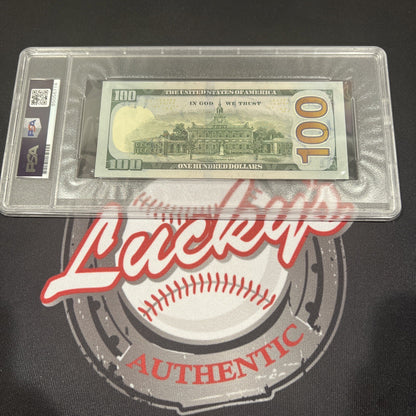Floyd Mayweather Jr Signed $100 Bill with 4 Inscriptions PSA 10 Auto