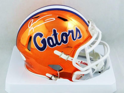 Jevon Kearse Signed Florida Gators Chrome Mini Helmet