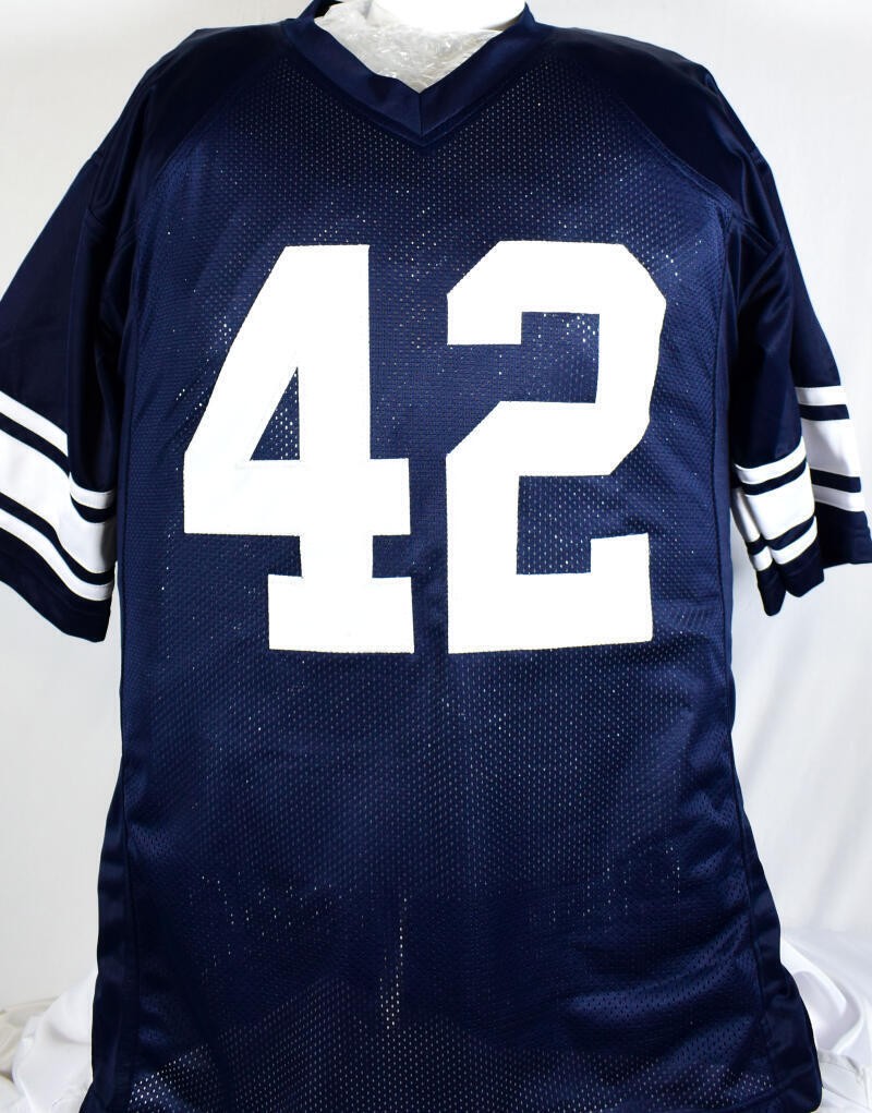 Lenny Moore Signed Navy Blue Penn State Style Custom Jersey