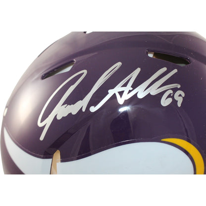 Jared Allen Signed Minnesota Vikings Authentic Throwback Full Size Helmet