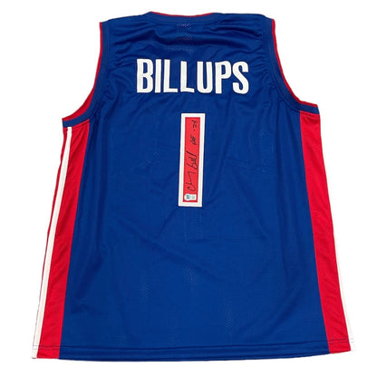 Chauncey Billups Signed Detroit Pistons Custom Jersey (HOF 24)
