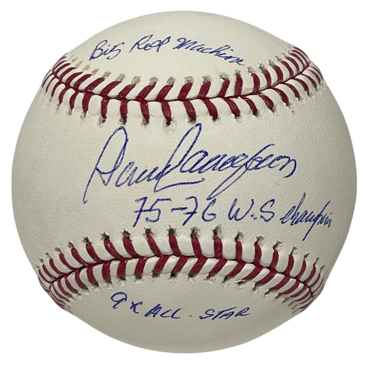 Dave Concepcion Signed MLB Baseball with 3 Inscriptions BAS Witnessed