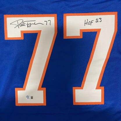 Pierre Turgeon NY Islanders Signed Custom Jersey (HOF 23) Beckett Witnessed