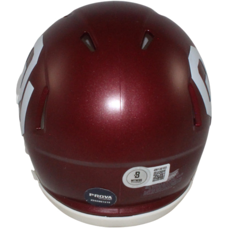 Brian Bosworth Autographed Oklahoma Sooners Mini Helmet (BAS Witnessed)