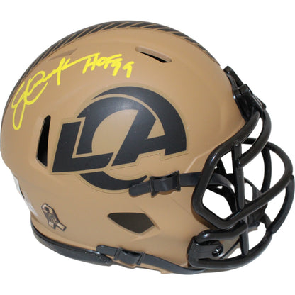 Eric Dickerson Los Angeles Rams Autographed Mini Helmet (HOF)