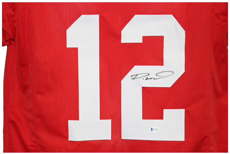 Denzel Ward Signed Ohio State Buckeyes Custom College Jersey JSA