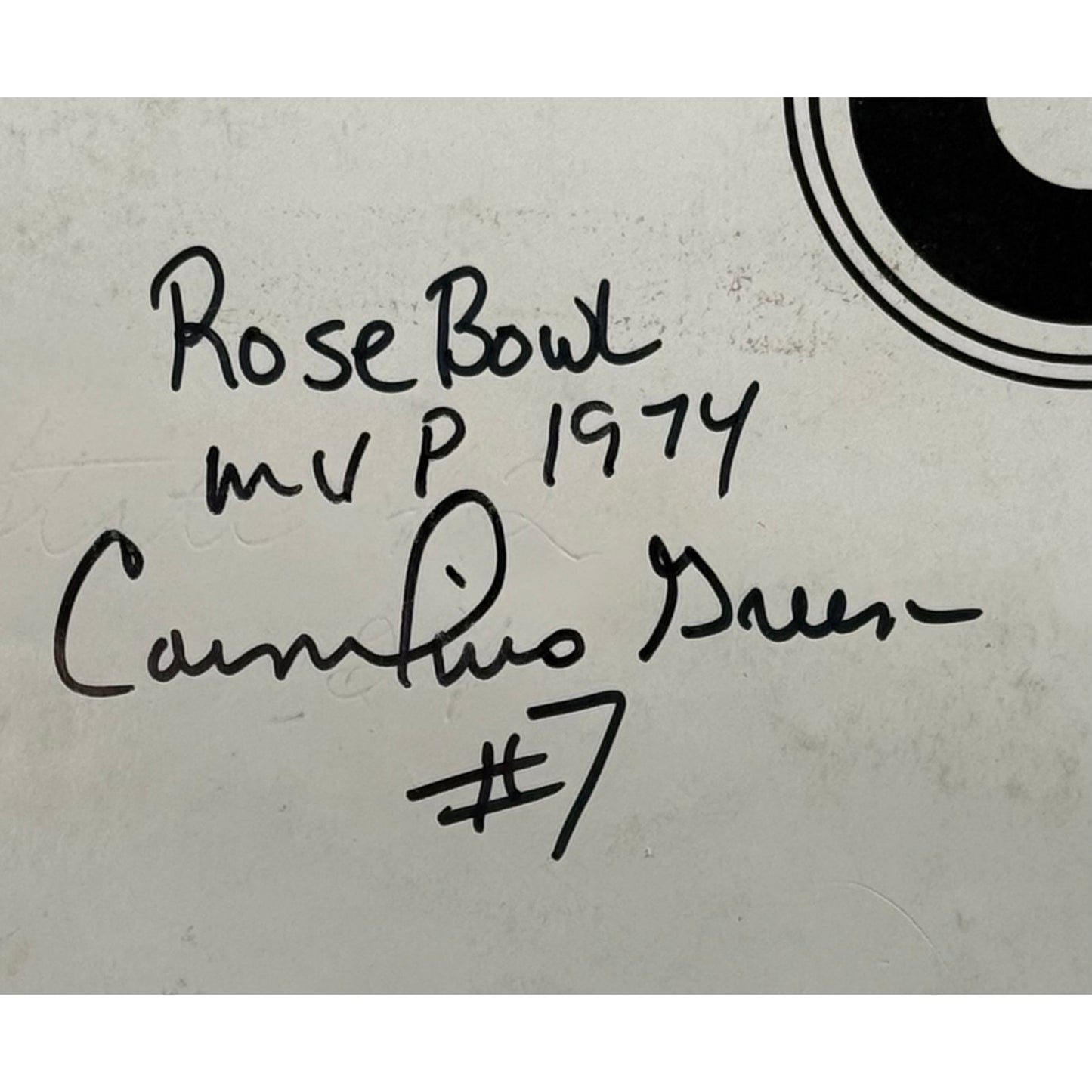 Cornelius Greene Signed Ohio State Buckeyes 60th Rose Bowl Program