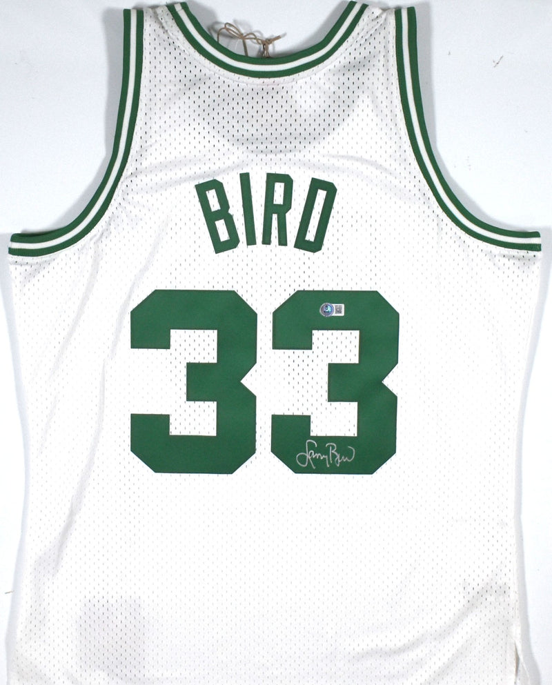 Larry Bird Autographed Boston Celtics Mitchell & Ness White Jersey
