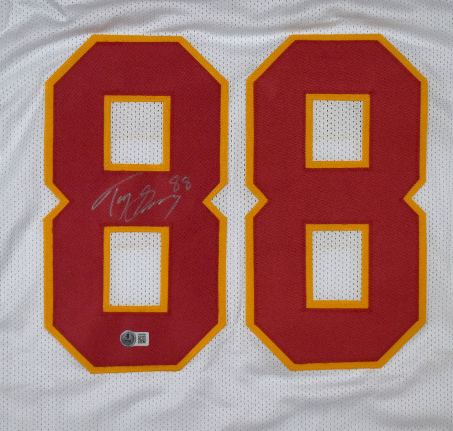 Tony Gonzalez Signed White Custom Jersey