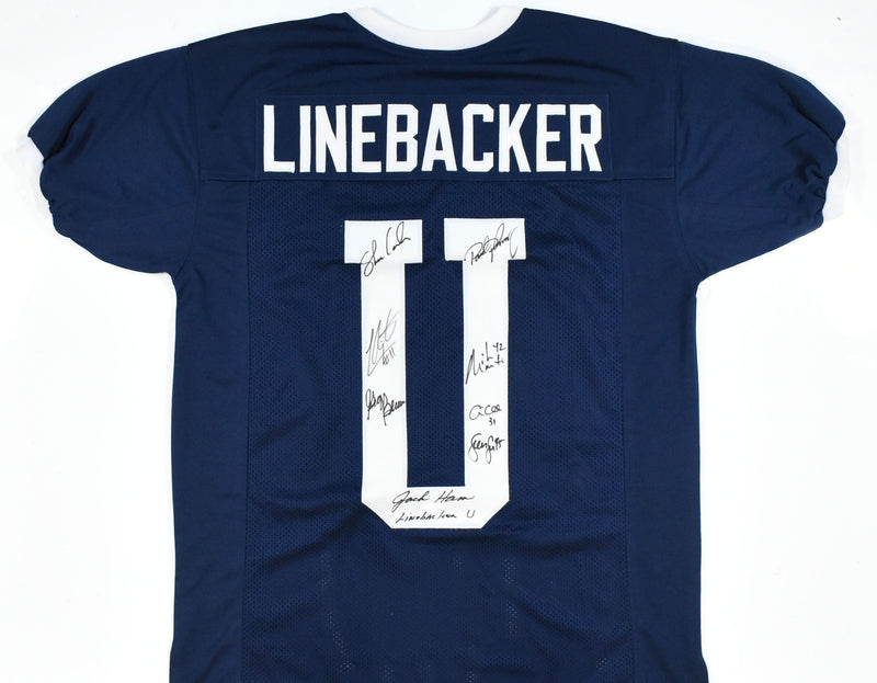 Linebacker U Multi-Signed Penn State Custom Jersey (7 Signers)