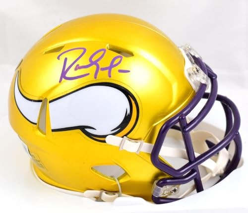 Randy Moss Signed Minnesota Vikings Flash Speed Mini Helmet