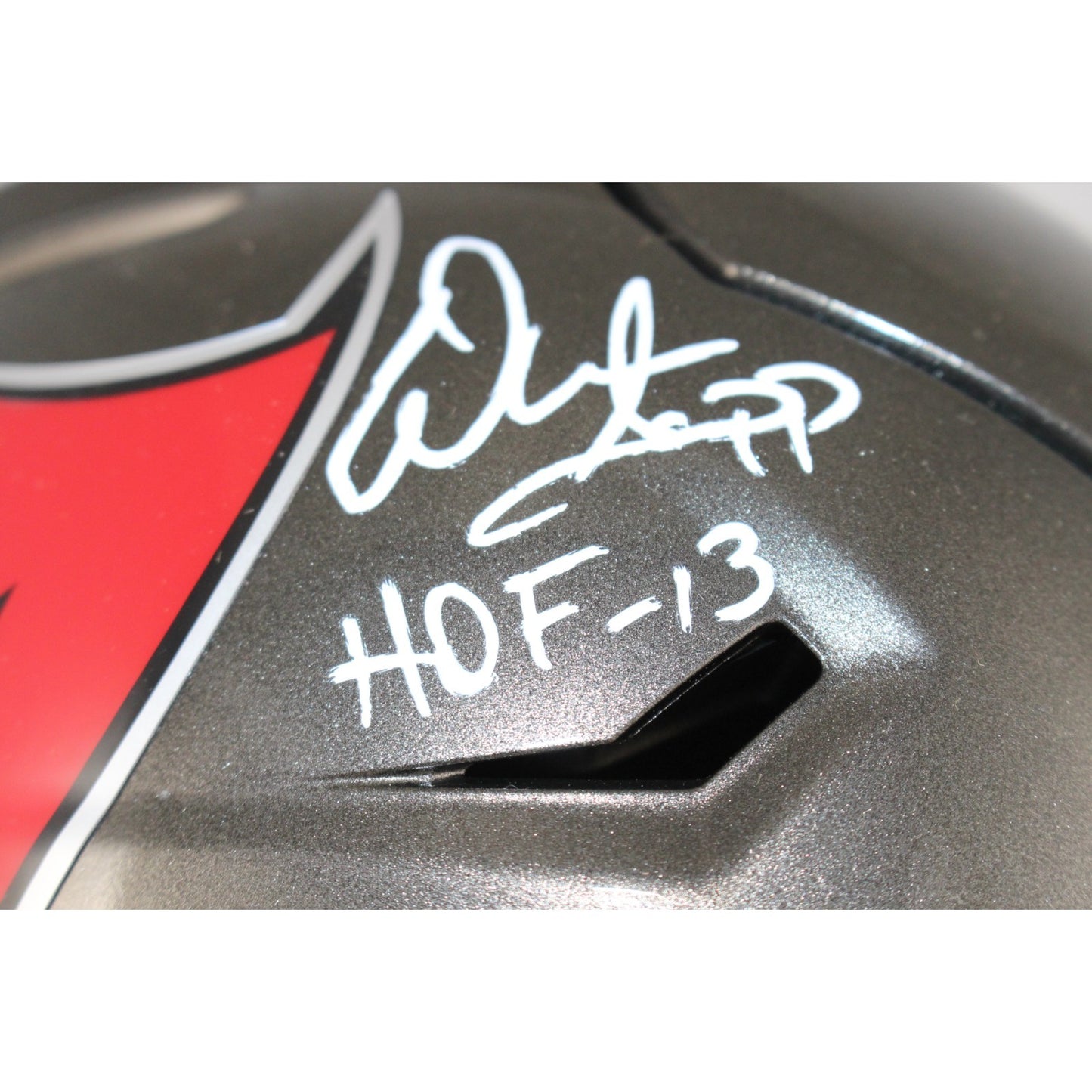 Warren Sapp Signed Tampa Bay Buccaneers Mid-Size Midi Helmet (HOF)