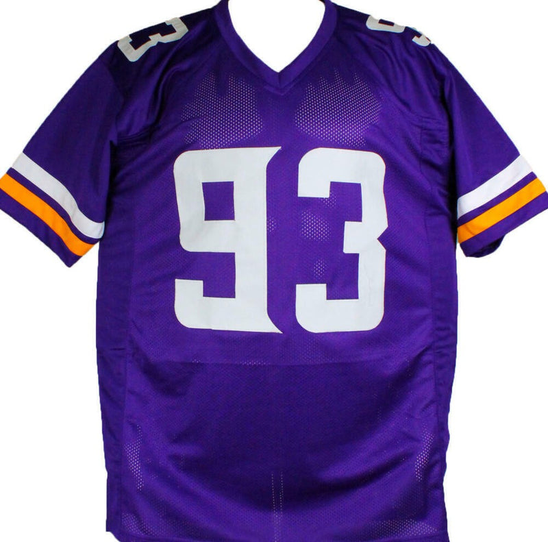 Patrick Jones Autographed Minnesota Vikings Purple Custom Jersey