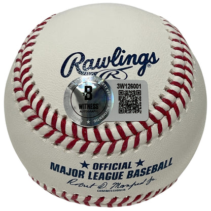 Terry Steinbach Signed Official Major League Baseball (89 WSC Inscription)