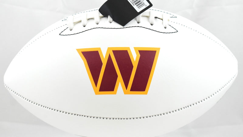 Terry McLaurin Signed Washington Commanders Logo Football