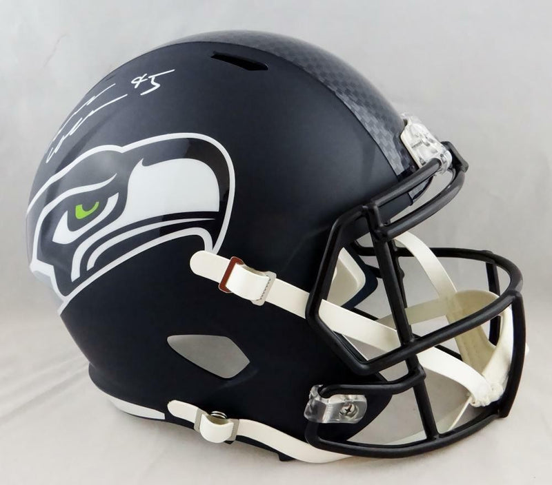 LJ Collier Autographed Seattle Seahawks Full Size Speed Helmet - White
