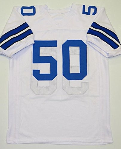 Sean Lee Autographed White Custom Jersey