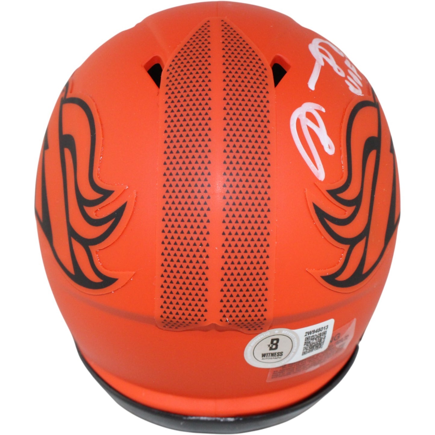 Shannon Sharpe Denver Broncos Signed Rave Mini Helmet (HOF Inscription)
