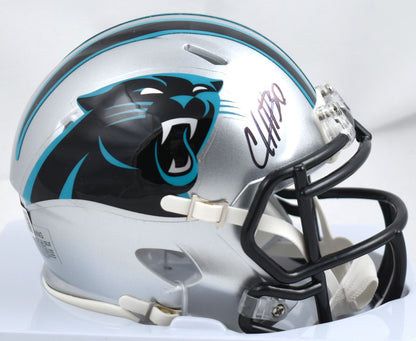 Chuba Hubbard Signed Carolina Panthers Speed Mini Helmet