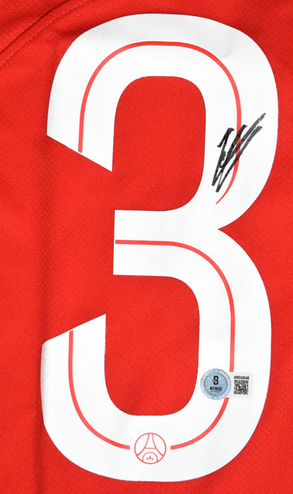 Warren Zaire-Emery Signed Paris Saint-Germain Red Third Jersey