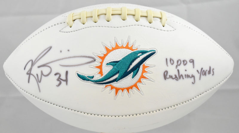 Ricky Williams Autographed Miami Dolphins Logo Football