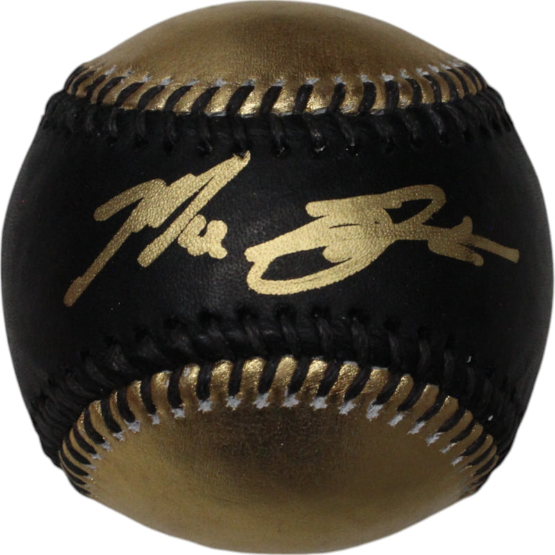 Max Scherzer Autographed Toronto Blue Jays Black & Gold OML Baseball